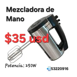 Mezcladora de mano eléctrica Milexus 