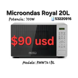 Microondas Royal 20L