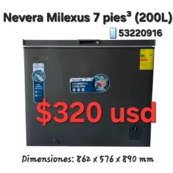 Nevera Milexus 7 pies