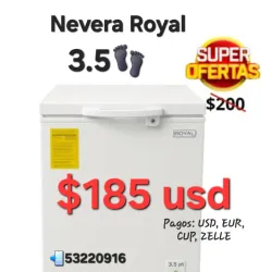Nevera Royal 3.5 pies 