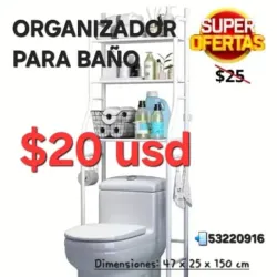 Organizador para baño