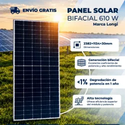 Panel Solar Longi 610W