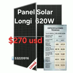 Panel Solar Longi 620W