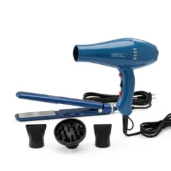 PLANCHA DE CABELLO ROYAL + SECADOR DE CABELLO ROYAL