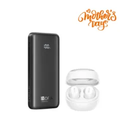 POWER BANK 10000MAH 22.5W CON AUDÍFONOS