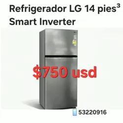 Refrigerador LG inverter 14 pies