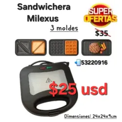 Sandwichera Milexus 