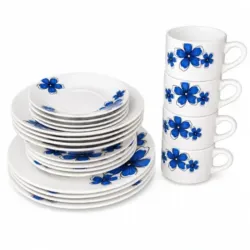 SET DE VAJILLAS DE CERÁMICA 20 PIEZAS – 4 DISEÑOS DISPONIBLES