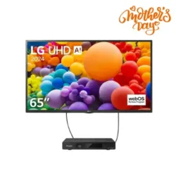SMART TV 65" 65UT7300PSA LG + CAJITA DECODIFICADORA VIVAMAX