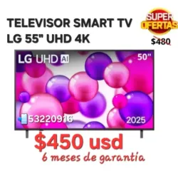 Smart TV LG 50 pulgadas 4K UHD