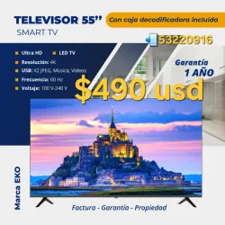 Televisor Smart TV EKO 55 pulgadas Híbrido