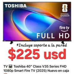 Televisor Smart TV Toshiba 40"
