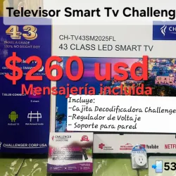Televisor SmartTV Challenger 43 Pulgadas