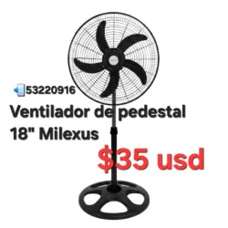 Ventilador de pedestal Milexus 18 pulgadas 