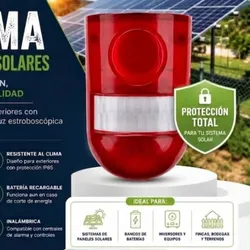 Alarma para panel solar