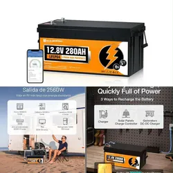 Batería de litio lifePo4 12.8v 280A