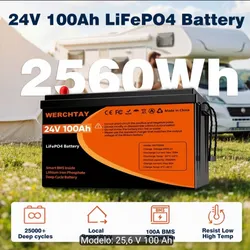 🔋🔋🔋Batería LifeP04 24v x 100Ah 2560Wh