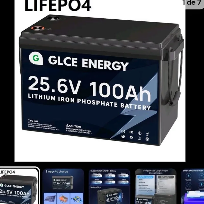 📦😱Batería LifeP04 25.6V 100 Ah 2560 Wh