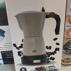 Cafetera eléctrica de 6 tazas con reducido de 3 tazas 