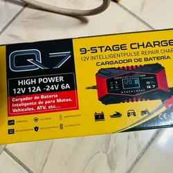 Cargador Inteligente 12v 12Ah y 24v 6Ah