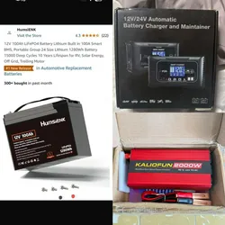 Combo de cargador+bateria+convertidor