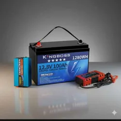 Combo de convertidor +cargador + batería 