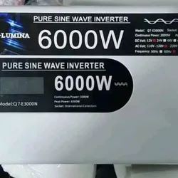 Convertidor de 12 v 6000 w onda pura