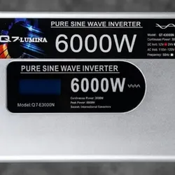 Convertidor de 12v 6000 w onda pura