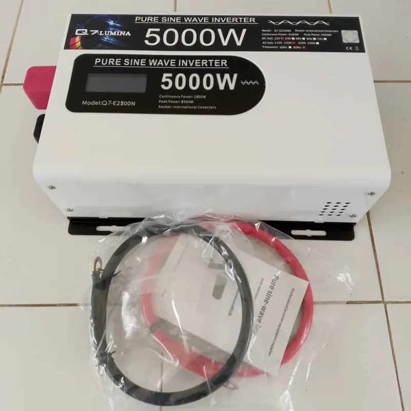 Convertidor de 12v 5000 w onda pura