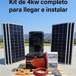 KIT CON TODO PARA LLEGAR E INSTALAR.