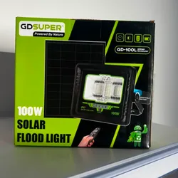 📦Lámpara solar  💸 40 Usd  ✅PERLA 63 LED ✅POTENCIA 100W ✅BATERÍA 3.2V 5000mAh ✅PANEL ÚNICO 6V 8W ✅TEMPERATURA DE COLOR 7500K ✅CARGA DE BATERÍA SOLAR. CARGA CERO ✅FÁCIL INSTALACIÓN, SIN CABLES ✅EL LED, EL VERDE Y EL AHORRO DE ENERGÍA ✅BATERÍAS DE ALTA CALIDAD, LARGA VIDA ÚTIL, GRAN CAPACIDAD ✅CUERPO DE ABS, RESISTENTE A LA LLUVIA