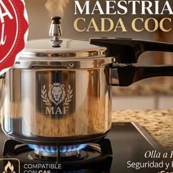 Olla de presión de 3 válvulas 5.5 lt 