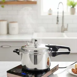 Olla de presión de 3 válvulas 