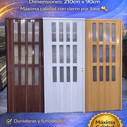 Puertas de corredera plegables