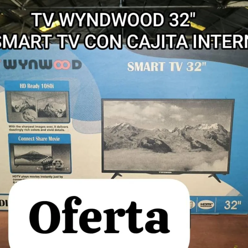 Smart TV con Cajita Interna 32 pulgadas 