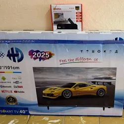 Smart TV de 40 pulgadas con cajita externa
