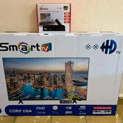 SMart TV de 43 pulgadas con cajita externa