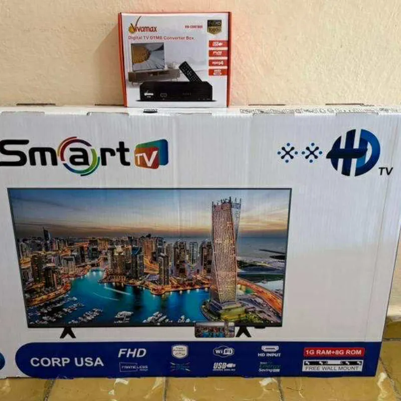 SMart TV de 43 pulgadas con cajita externa