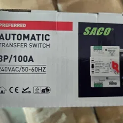 ⚡⚡⚡Tranfer Automático de 3P 100Amp