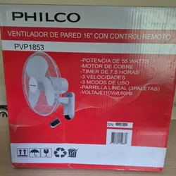 📦VENTILADOR DE PARED DE 16 " ✅MARCA:PHILCO  👉TRAEN CONTROL REMOTO
