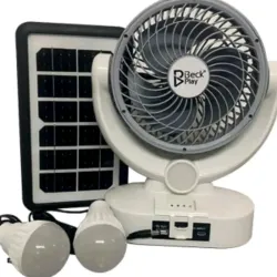 Ventilador recargable 8 "