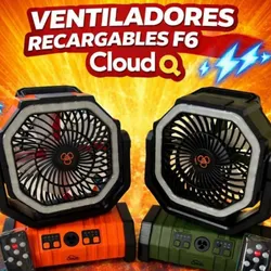 Ventilador recargable batería de litio 20 mil mha