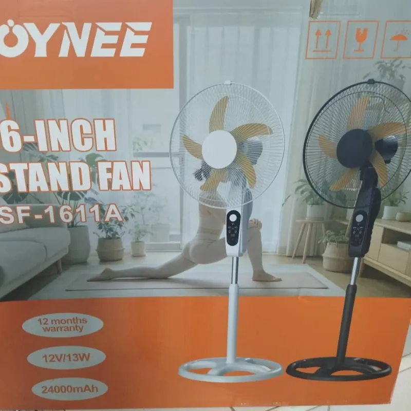 ✅Ventilador Recargable de Pedestal 16 Pulgadas ( 13W de Consumo ) 🔋BaterÃa de Lithio duración de 24mil mha