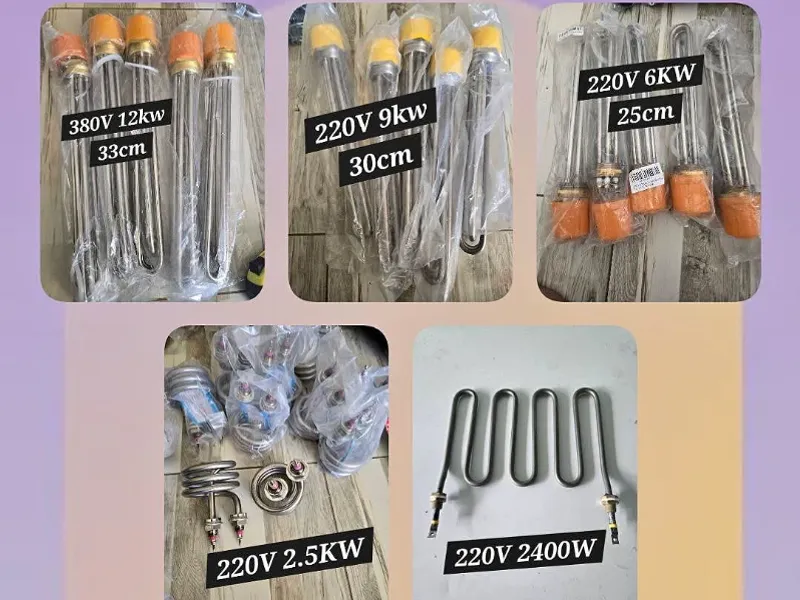 Resistencias eléctricas de inmersión ( sumergibles)