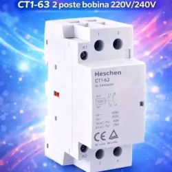Contactor magnético bobina 220V ith:63A 3 fases