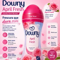 Downy - April Fresh• ​Color distintivo: Tapa y temática en color rosa/rosado.