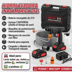 HIDROLAVADORA INALÁMBRICA 21V