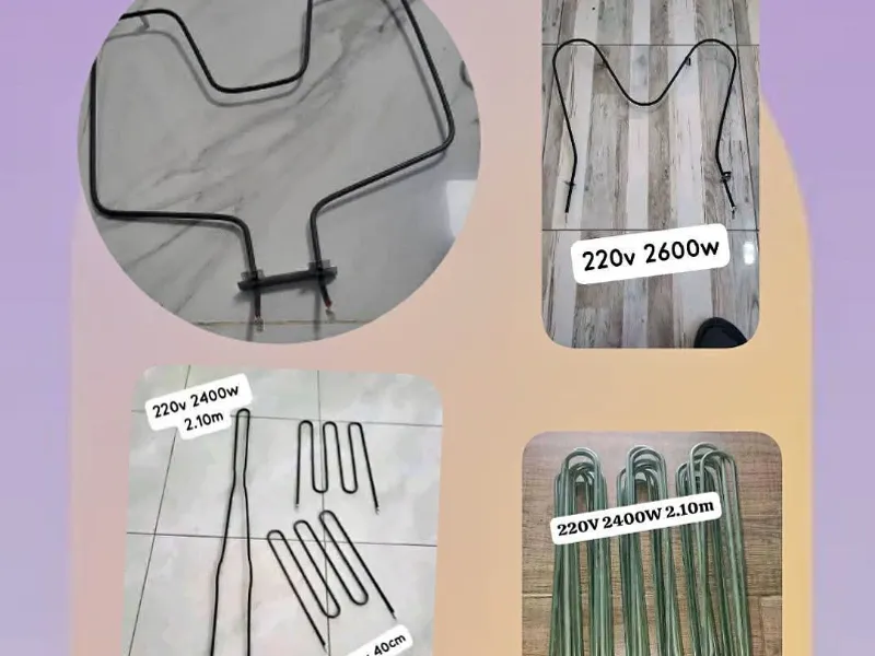 Resistencias eléctricas tubulares (trabajan en seco)
