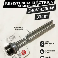 Resistencia eléctrica su mergible 240V 4500W