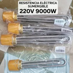 Resistencia eléctrica sumergible 220V 9000W